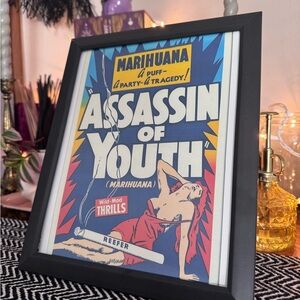 Volcom Retro 'Assassin of Youth' Poster Art - Blue, Red, Yellow